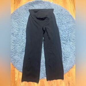 SPANX Black Wide Leg Maternity Pants